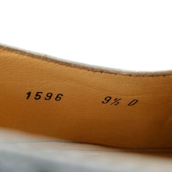 Vintage Bespoke Cole Haan Black White Leather Spectators 9.5 Italian Dress Shoes - Picture 9 of 15